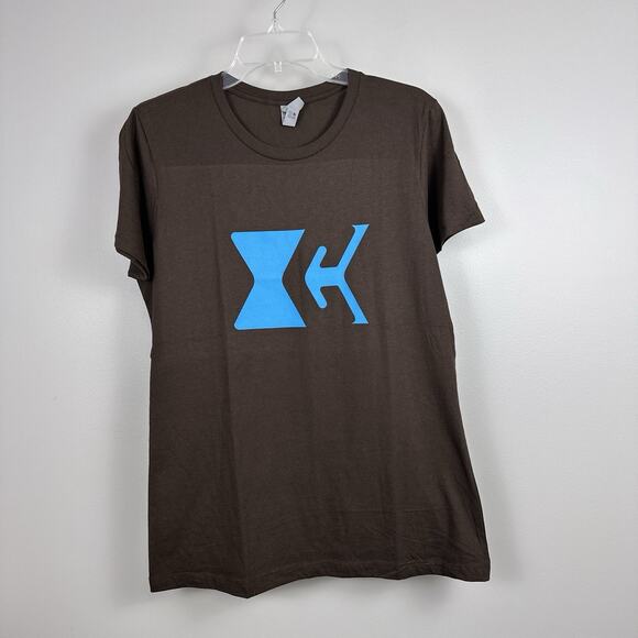 Chemex Women’s XL T-Shirt Baby Tee Brown Logo Coffee Tee 100% Cotton - Picture 4 of 7